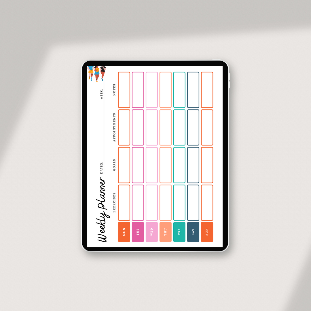 Editable fitness planner, workout tracker-weight loss-body fitness - Jassdigitalbasics # # Jassdigitalbasics