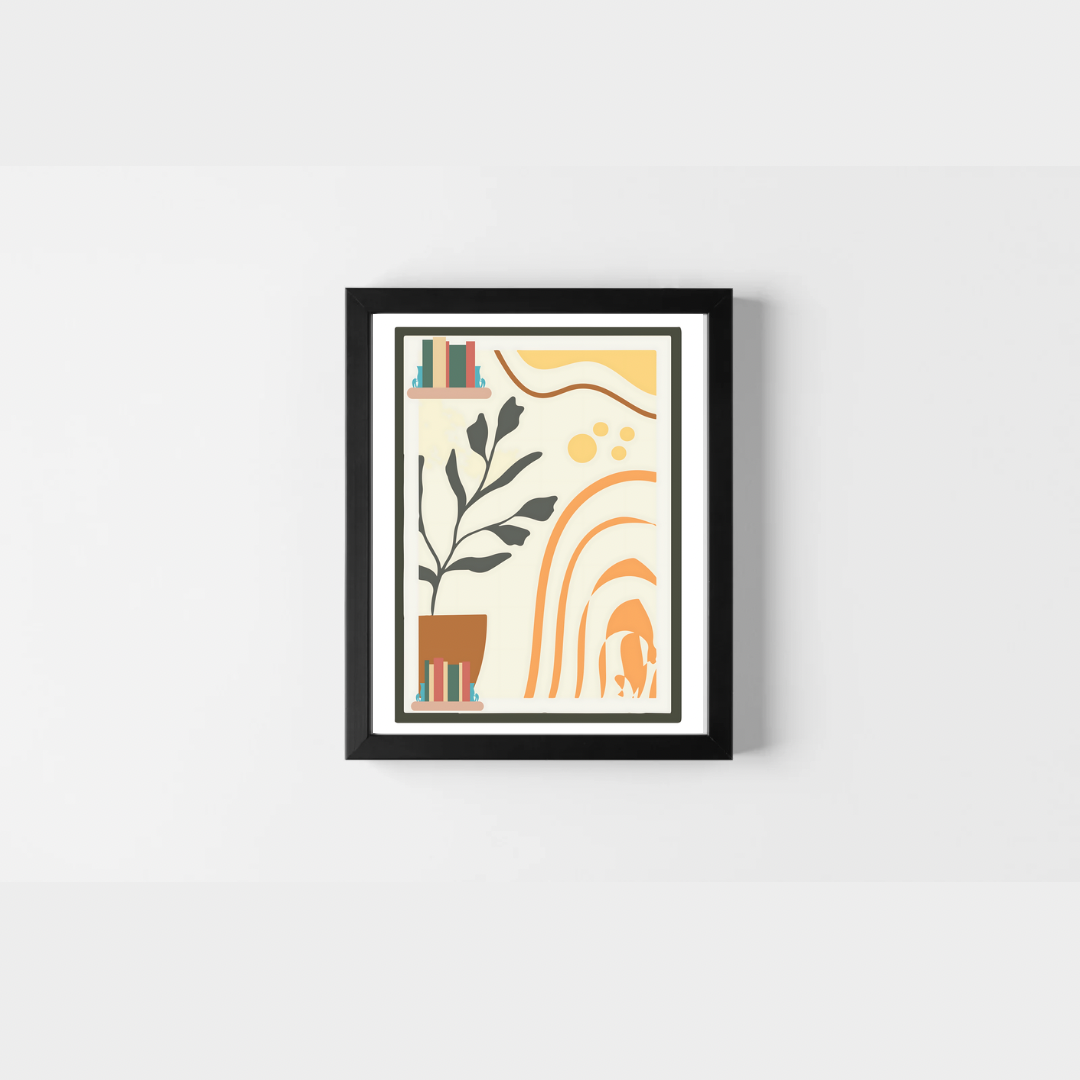 Beige Minimalist abstract wall art Boho -wall art home decor - Jassdigitalbasics # # Jassdigitalbasics