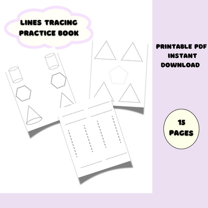 Printable Lines Tracing worksheets,Pre-writing,Learn To Write,Handwriting, Toddler,Preschool - Jassdigitalbasics # #