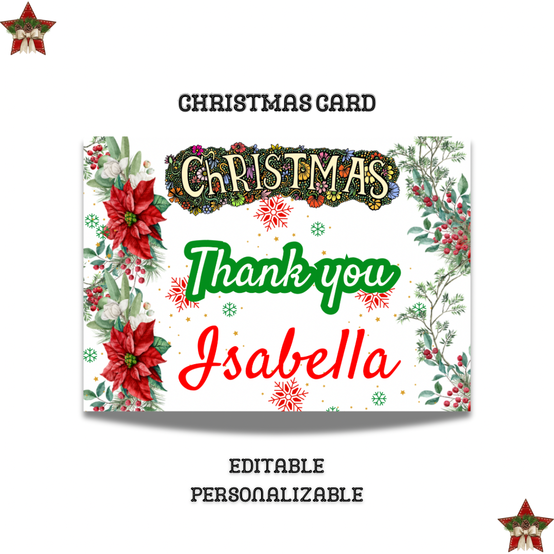 Vibrant Printable Gift Card, Colorful Digital Cards-Customizable Greeting Cards - Jassdigitalbasics # #