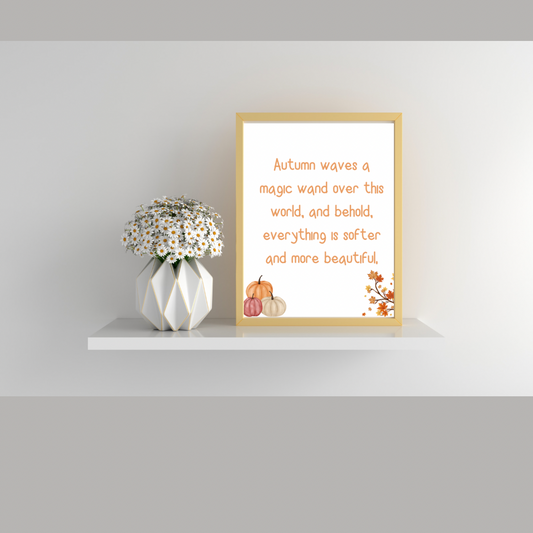 Autumn fall celebration wall art-Festive Greeting Home decor Quotes - Jassdigitalbasics # # Jassdigitalbasics