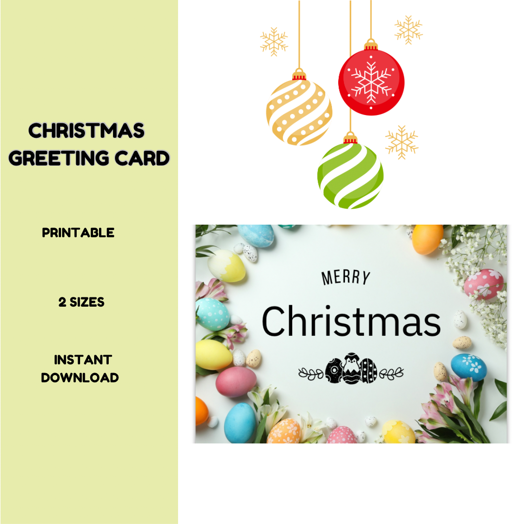 Handmade Christmas Card-Holiday Season Card-Festive Greeting note - Jassdigitalbasics # # Jassdigitalbasics