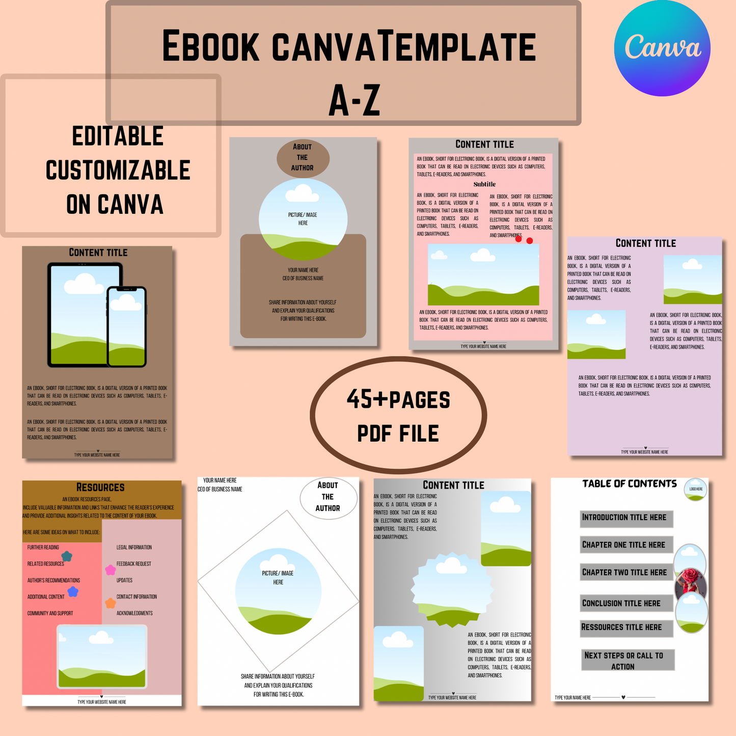 45+ Pages canva template,Digital download - Jassdigitalbasics # # Jassdigitalbasics