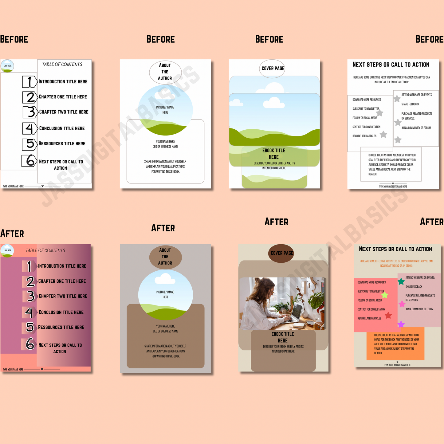 45+ Pages canva template,Digital download - Jassdigitalbasics # # Jassdigitalbasics